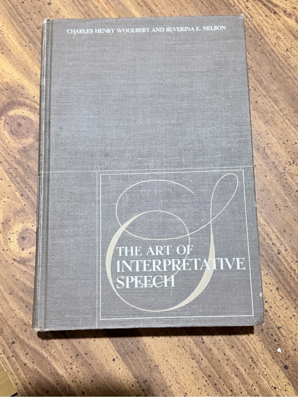 The Art of Interpretative Speech Hardcover Book - Brown - Picture 6 of 13